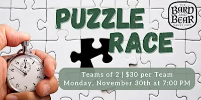 The Bard and Bear Puzzle Race