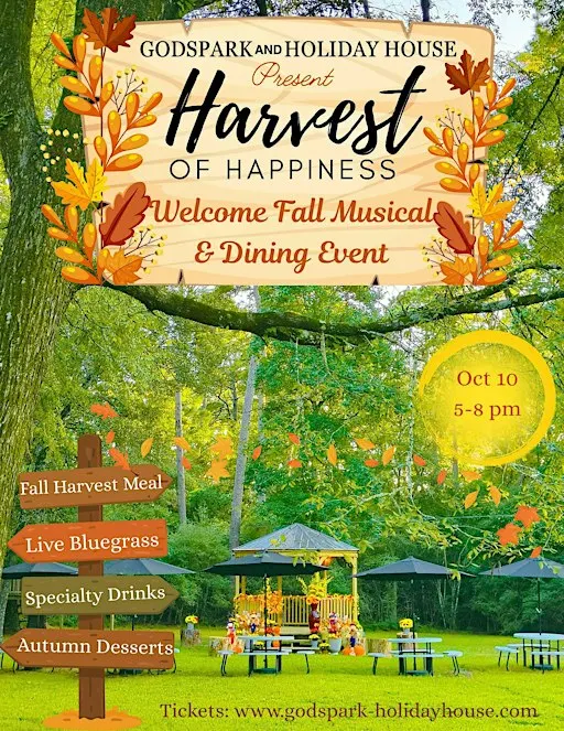 Harvest of Happiness Welcome Fall Musical and Dining Event