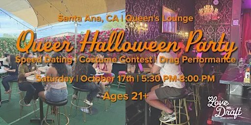 Queer Halloween Party | Santa Ana, CA | Singles 21+ | Queen's Lounge