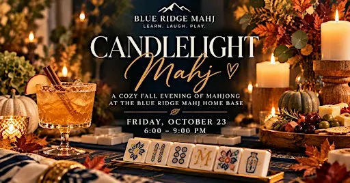 Candlelight Mahj: A Cozy Fall Evening at The Table Room