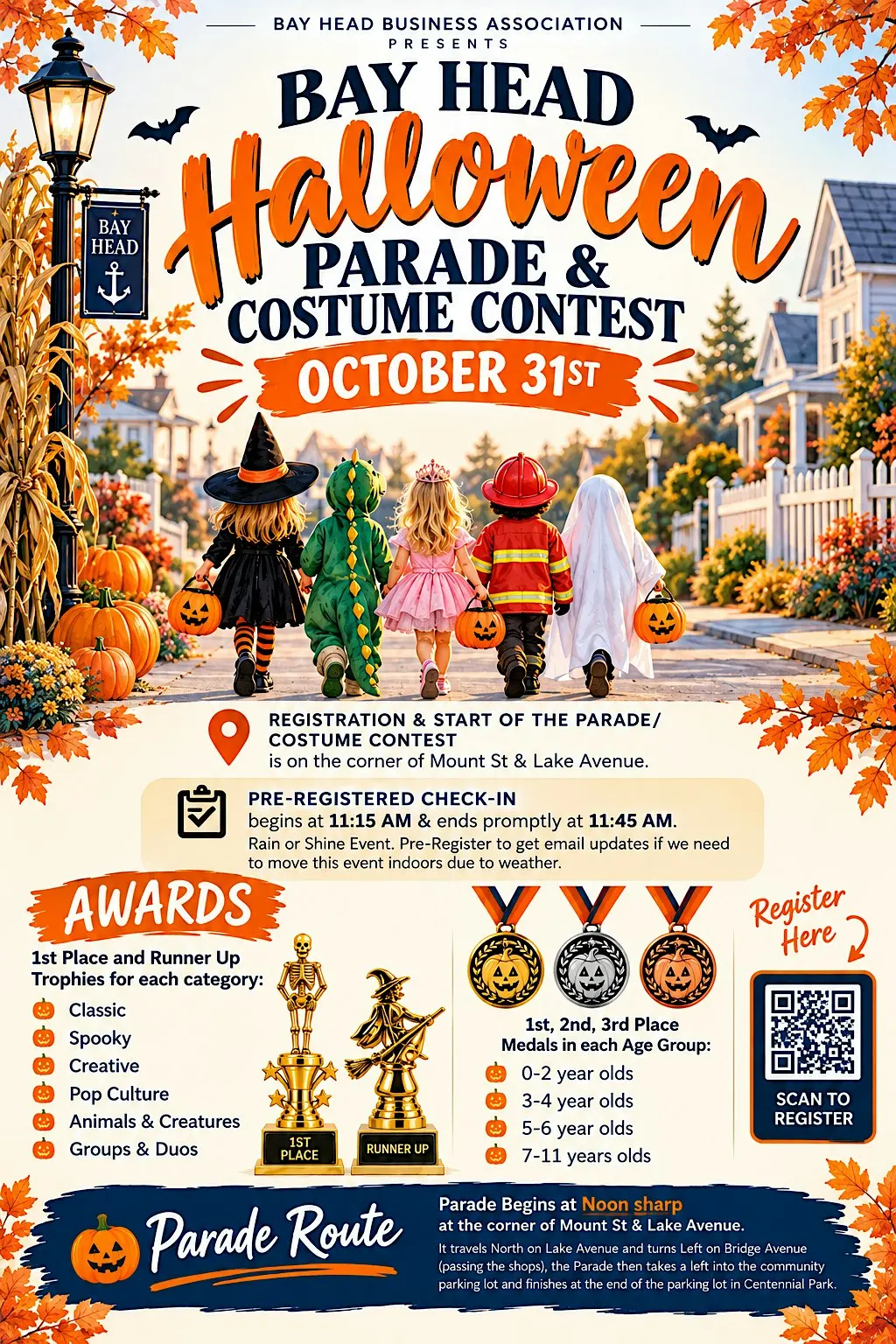 Bay Head Halloween Parade & Costume Contest 2026