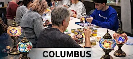 Turkish Mosaic Lamp Workshop in Columbus, OH