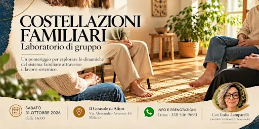 COSTELLAZIONI FAMILIARI Laboratorio di Gruppo