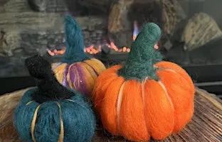 Needle Felt Pumpkins