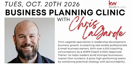 Business Planning Clinic w/ Chris LaGarde
