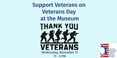 Support Veterans on Veterans Day at the NMAJMH