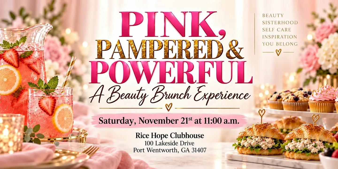 Pink, Pampered & Powerful: A Beauty Brunch Experience – Savannah Area