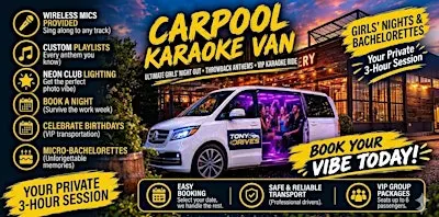 Girls' Night Out: 3-Hour Party Van & Karaoke Experience