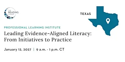 Leading Evidence-Aligned Literacy: From Initiatives to Practice