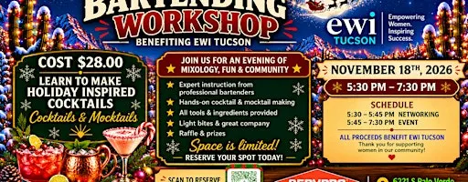 Mistletoe & Mixology: A Holiday Bartending Workshop
