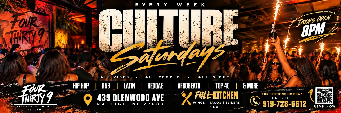 Culture Saturdays @ Four Thirty 9 Kitchen & Lounge
