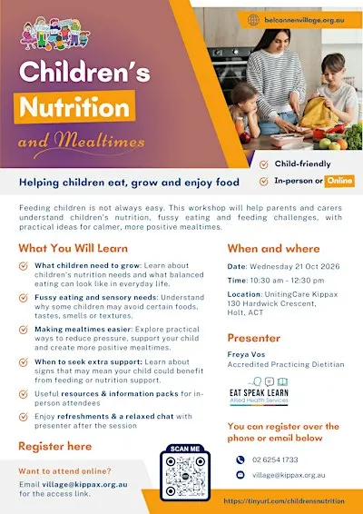 Children’s Nutrition and Mealtimes