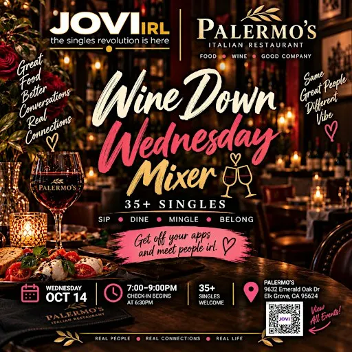 Wine Down Wednesday @ Palermo's | JOVI