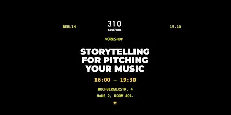 Storytelling for pitching your music