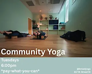 Community Yoga @ Broad Yoga