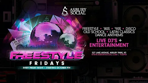 FREESTYLE FRIDAYS at Asbury Social - 10.16.26