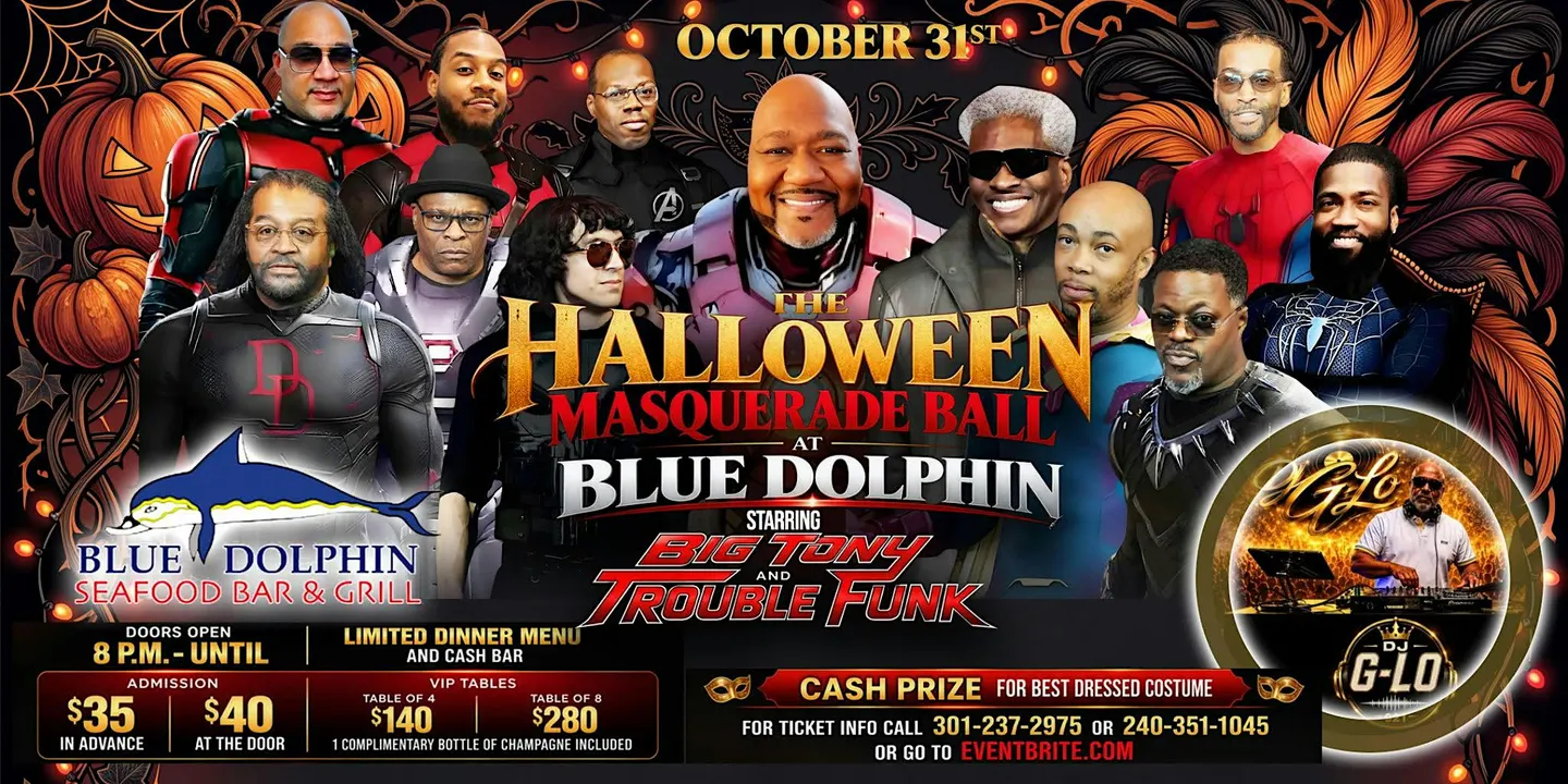 Halloween Masquerade Ball featuring Big Tony & Trouble Funk