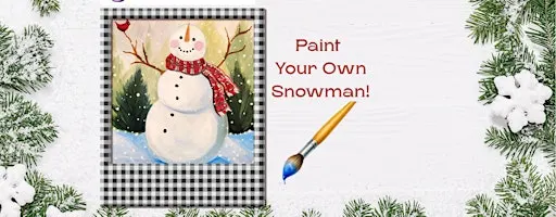 Family Holiday Paint Event: Festive Snowman at The Purple Hayes Gallery