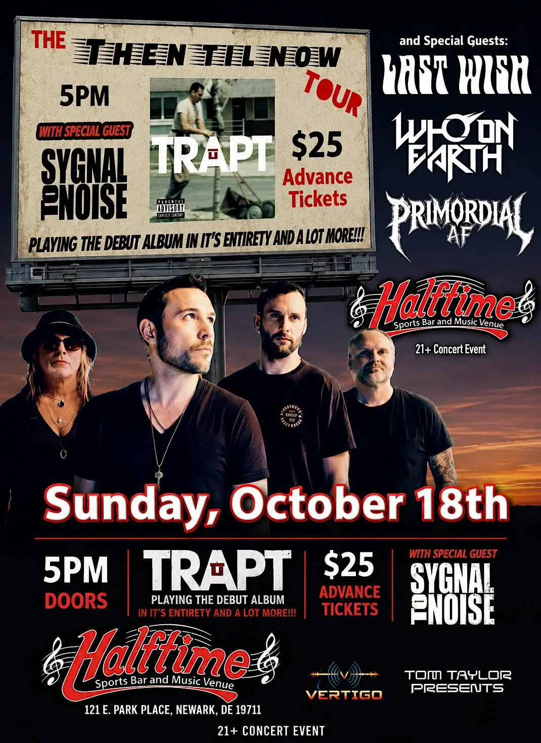 TRAPT live at HALFTIME