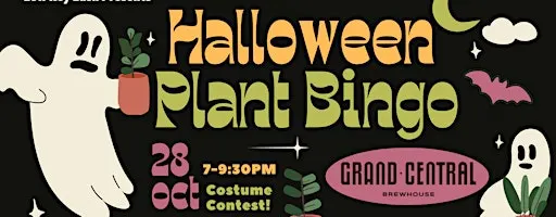 Halloween Plant Bingo 10/28 @ Grand Central Brewhouse | St. Pete