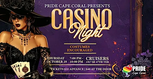 Casino Night: A Fundraiser for PRIDE Cape Coral