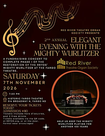 2nd Annual Elegant Evening With the Mighty Wurlitzer