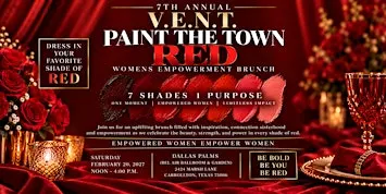 V.E.N.T. 7th Annual Women's Empowerment Brunch, 7 Shades of Red