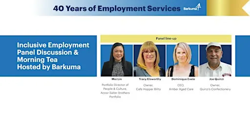 Inclusive Employment Panel Discussion and Morning Tea