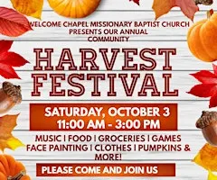 ANNUAL COMMUNITY HARVEST FESTIVAL