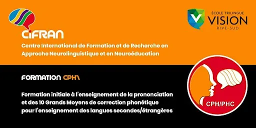 CPH1 - Québec - Optimiser la prononciation en langue seconde / étrangère