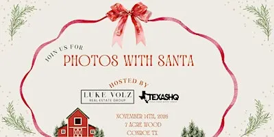 Photos with Santa 2026 - Conroe TX