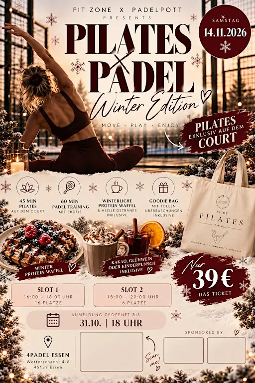 Pilates X Padel - Winter Edition