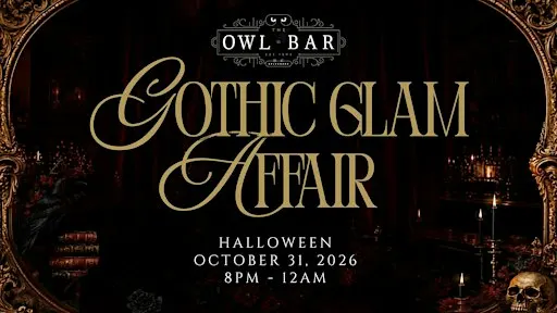 Gothic Glam in the Owl Bar