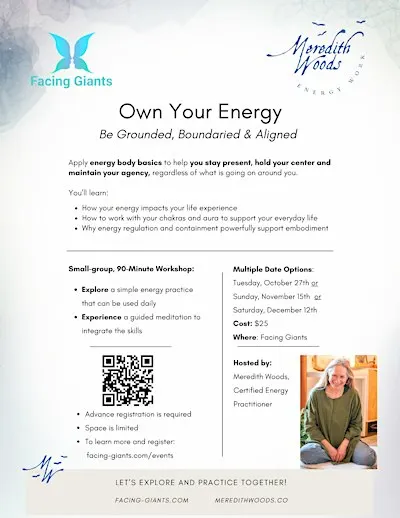 Own Your Energy: Be Grounded, Boundaried & Aligned