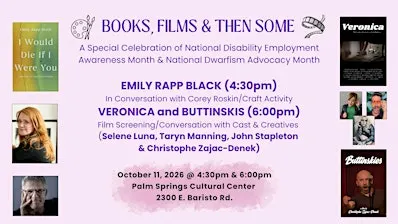 BOOKS, FILMS, & THEN SOME: Emily Rapp Black / Veronica / Buttinskies