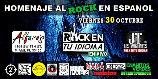 Una Noche de ROCK EN TU IDIOMA en Calle Ocho