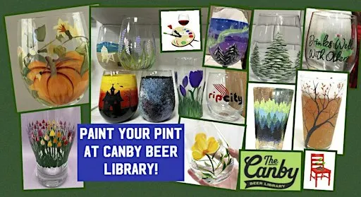 Paint Your Pint Night at Canby Beer Library!