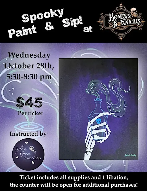 Spooky Paint & Sip!