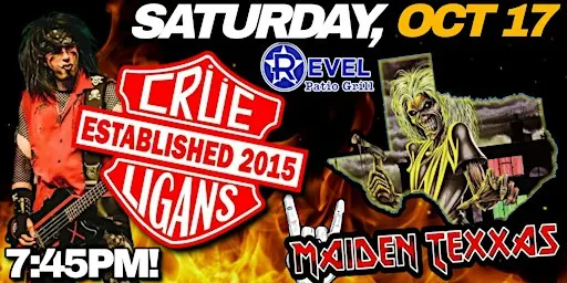 Crueligans - Mötley Crüe Tribute & Iron Maiden Tribute - Maiden Texxas