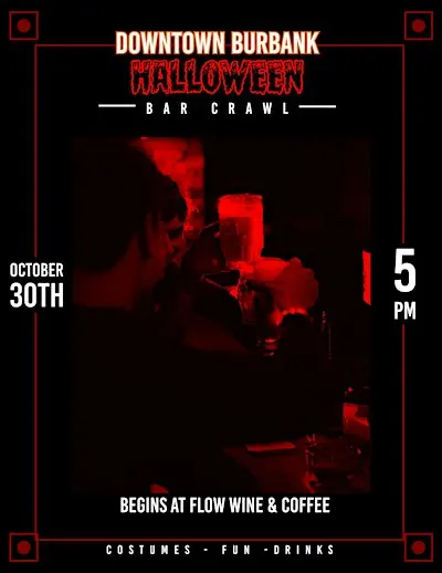 Downtown Burbank Halloween Bar Crawl