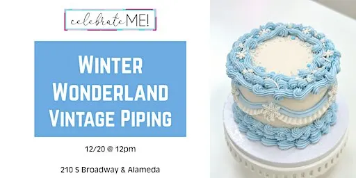 Winter Wonderland Vintage Piping: Cake Decorating
