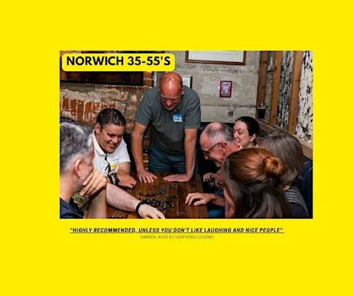 Norwich 35–55s HILARIOUS Games Night | Singles, Solos, Couples & Friends