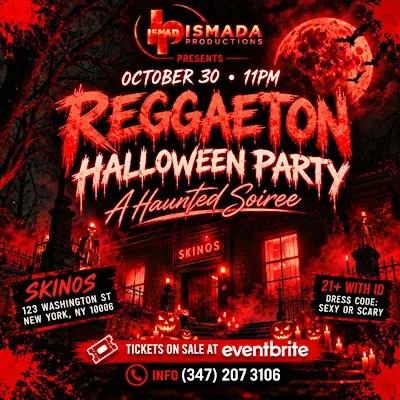 The Haunted House: Reggaeton Halloween Party @ Skinos NYC