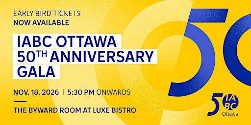 IABC Ottawa 50th Anniversary Gala