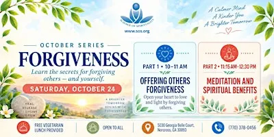Offering Others Forgiveness