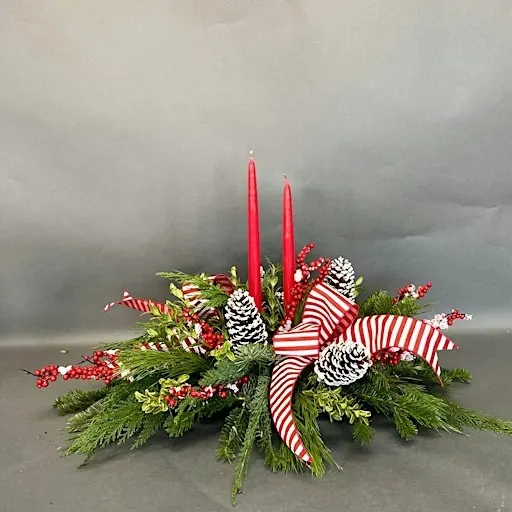 Traditional Evergreen Centerpiece workshop