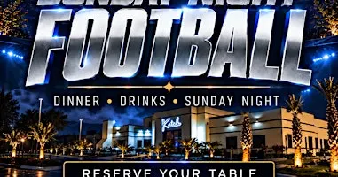 Sunday Night Football Watch Party at Katch Kitchen & Cocktails