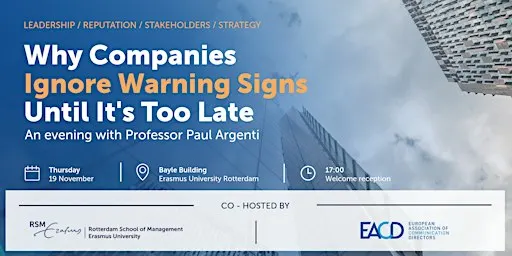 Why Companies Ignore Warning Signs Until It's Too Late