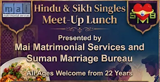 Hindu and Sikh Singles Meet-Up Lunch