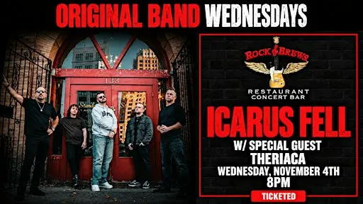 ICARUS FELL W/ THERIACA @ ROCK & BREWS ROYAL OAK - ORIGINAL BAND WEDNESDAYS